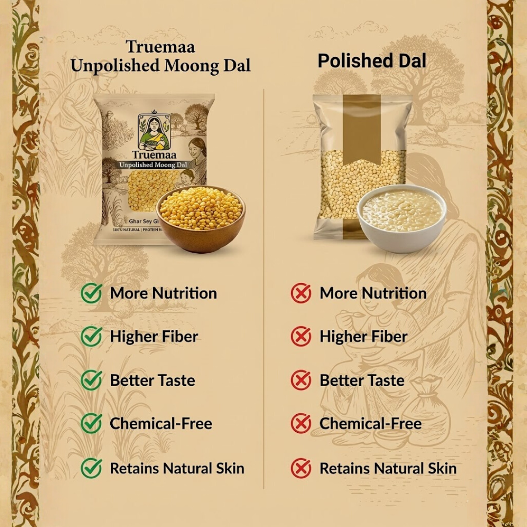 Truemaa Premium Moong Dal (Unpolished) – 1kg - Image 5