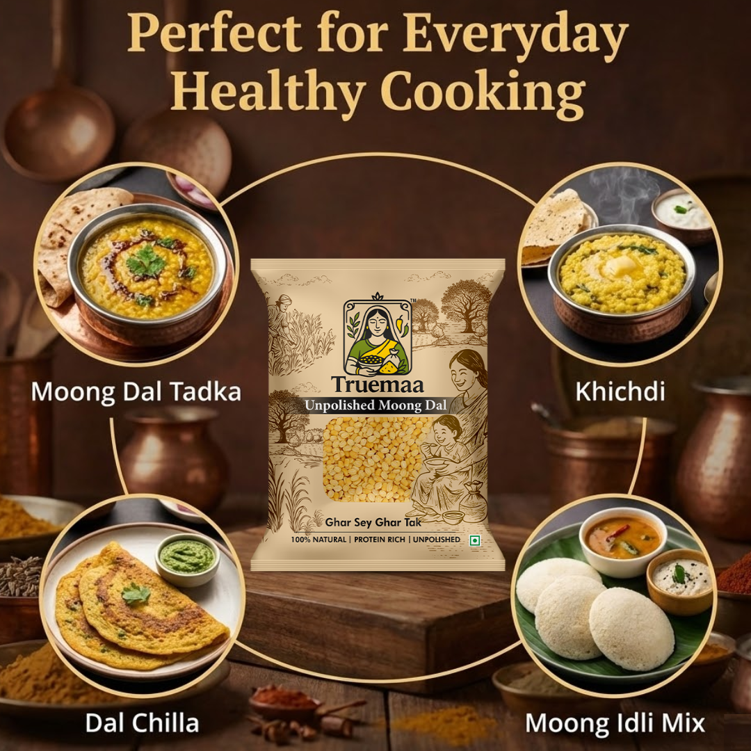 Truemaa Premium Moong Dal (Unpolished) – 1kg - Image 6