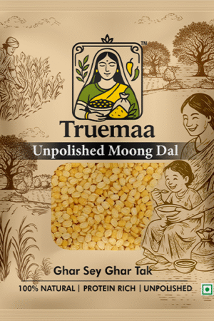 Truemaa Premium Moong Dal (Unpolished) – 1kg