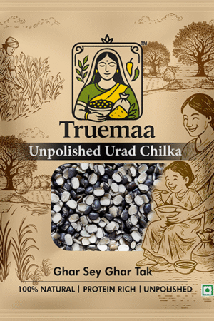 Truemaa Premium Urad Chilka (Unpolished) – 1kg