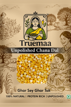 Truemaa Premium Chana Dal (Unpolished) – 1kg